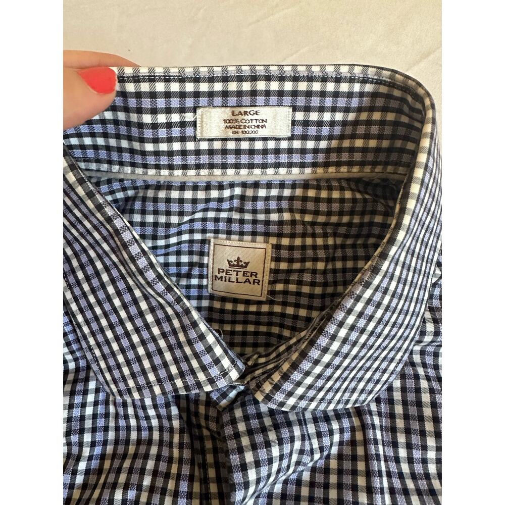Peter Millar Long Sleeve Button Down Size Large - image 2